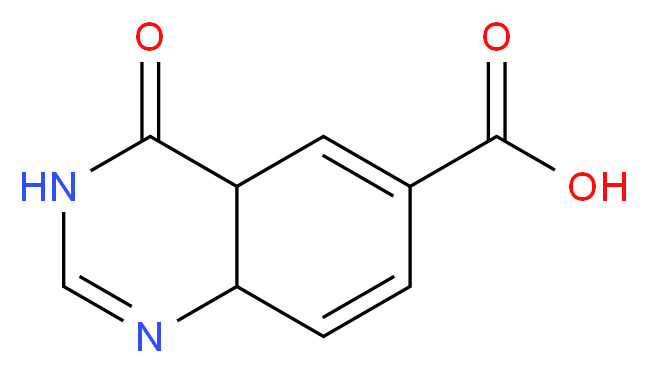 3,4-Dihydro-4-oxoquinazoline-6-carboxylic acid_分子结构_CAS_1194374-07-6)