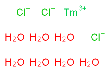 thulium(3+) ion heptahydrate trichloride_分子结构_CAS_13778-39-7