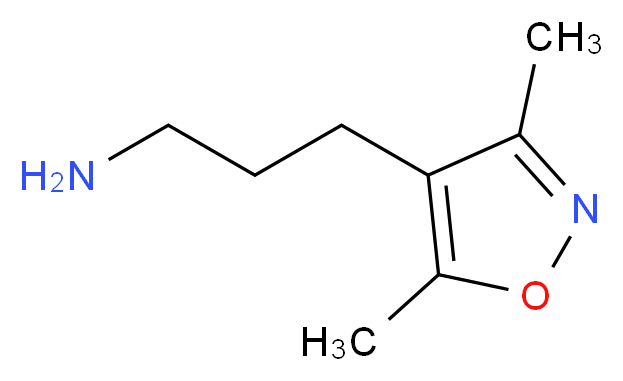 3-(3,5-Dimethylisoxazol-4-yl)propan-1-amine_分子结构_CAS_771572-98-6)