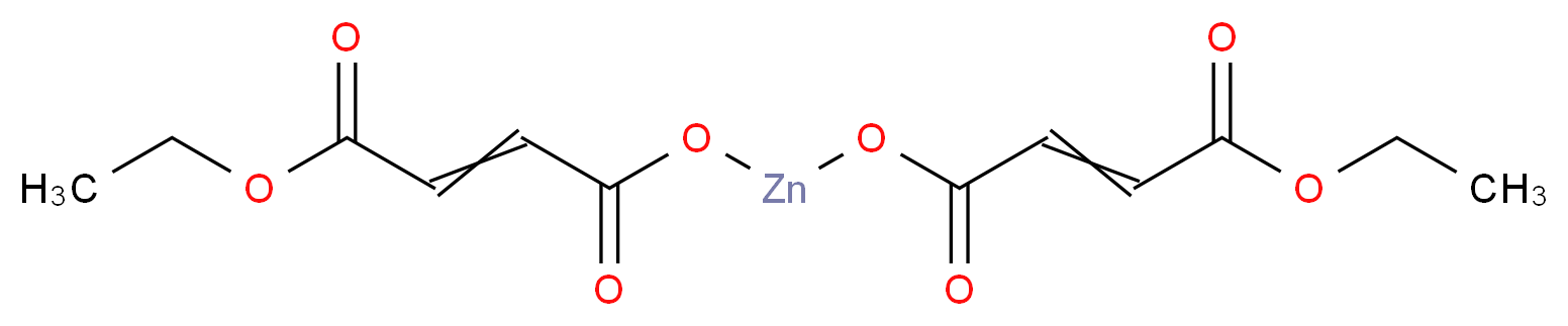 1-[(4-ethoxy-4-oxobut-2-enoyl)oxy]zincio 4-ethyl but-2-enedioate_分子结构_CAS_62008-21-3
