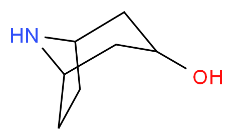 8-azabicyclo[3.2.1]octan-3-ol_分子结构_CAS_538-09-0