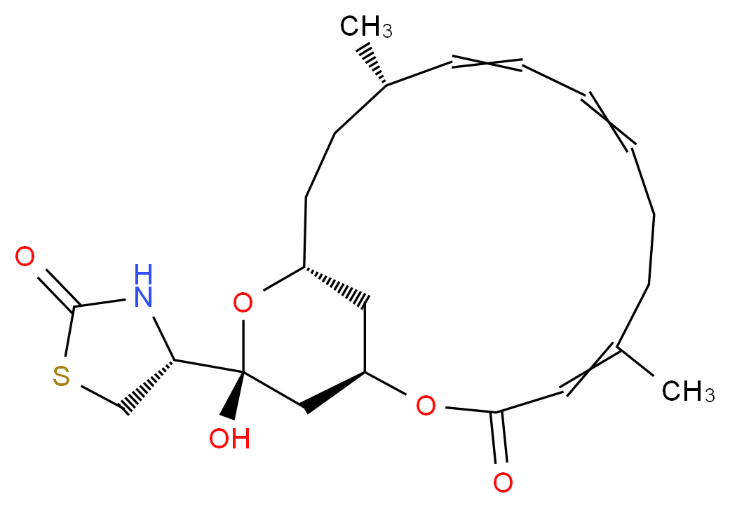 Latrunculin A_分子结构_CAS_76343-93-6)