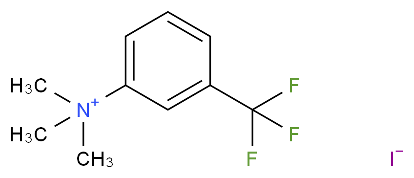 3-(Trifluoromethyl)phenyltrimethylammonium iodide_分子结构_CAS_27389-57-7)