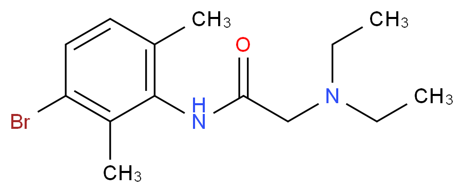 3-Bromo Lidocaine_分子结构_CAS_1044658-01-6)