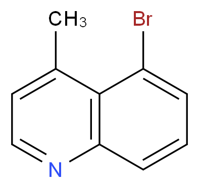 5-bromo-4-methylquinoline_分子结构_CAS_698392-18-6