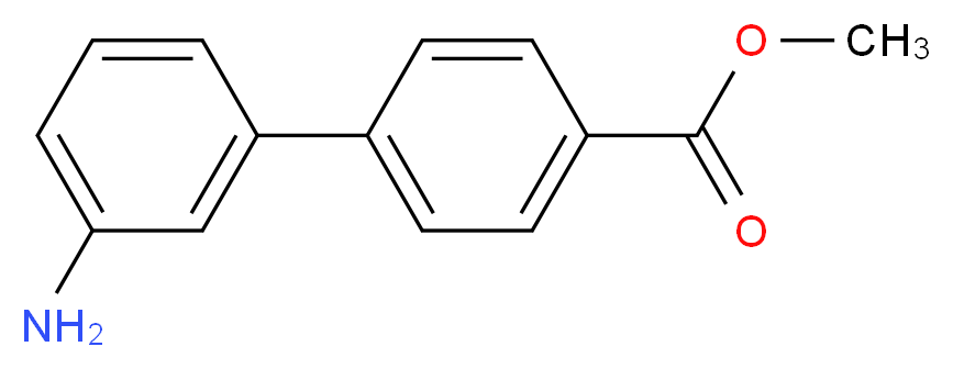 Methyl 3'-amino-[1,1'-biphenyl]-4-carboxylate_分子结构_CAS_159503-24-9)