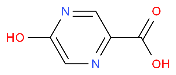 5-Hydroxypyrazine-2-carboxylic acid_分子结构_CAS_34604-60-9)