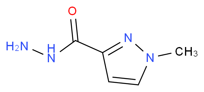 1-Methyl-1H-pyrazole-3-carbohydrazide_分子结构_CAS_)