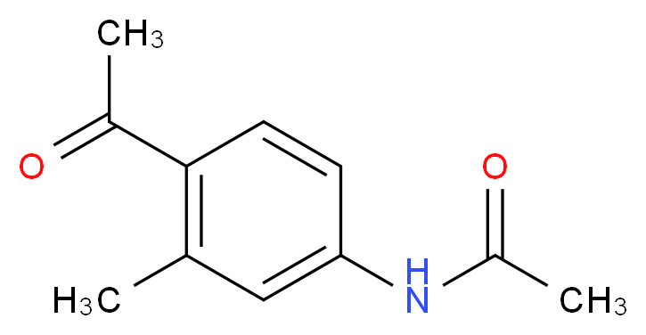 4′-乙酰氨基-2′-甲基苯乙酮_分子结构_CAS_34956-31-5)