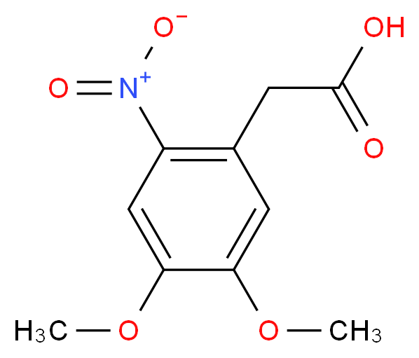 2-(4,5-dimethoxy-2-nitrophenyl)acetic acid_分子结构_CAS_73357-18-3)