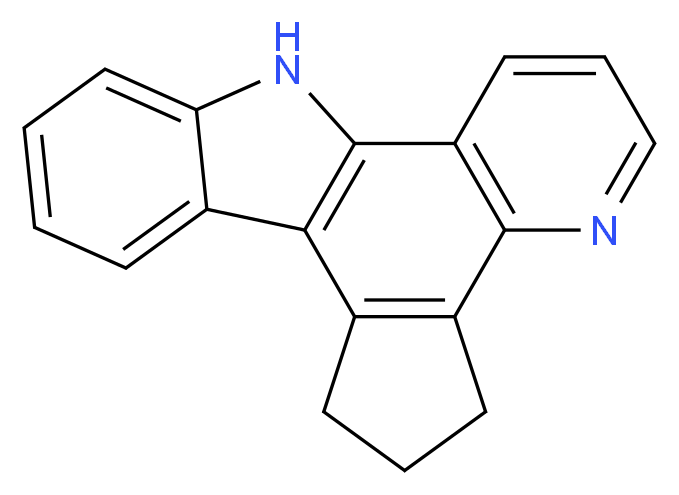 8,14-diazapentacyclo[11.7.0.0<sup>2</sup>,<sup>6</sup>.0<sup>7</sup>,<sup>1</sup><sup>2</sup>.0<sup>1</sup><sup>5</sup>,<sup>2</sup><sup>0</sup>]icosa-1(13),2(6),7,9,11,15(20),16,18-octaene_分子结构_CAS_69477-66-3