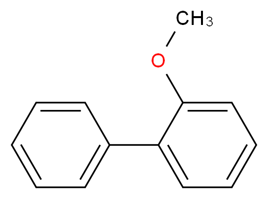 1-methoxy-2-phenylbenzene_分子结构_CAS_86-26-0