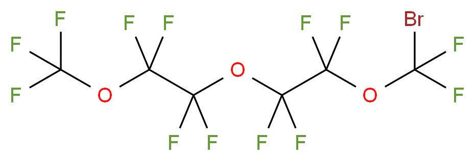 1-(bromodifluoromethoxy)-1,1,2,2-tetrafluoro-2-[1,1,2,2-tetrafluoro-2-(trifluoromethoxy)ethoxy]ethane_分子结构_CAS_330562-45-3