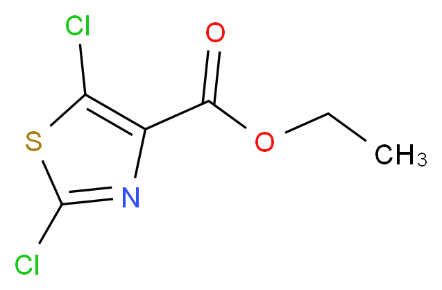 ethyl 2,5-dichloro-1,3-thiazole-4-carboxylate_分子结构_CAS_135925-33-6