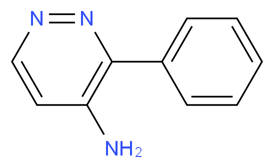 3-Phenylpyridazin-4-aMine_分子结构_CAS_85156-25-8)