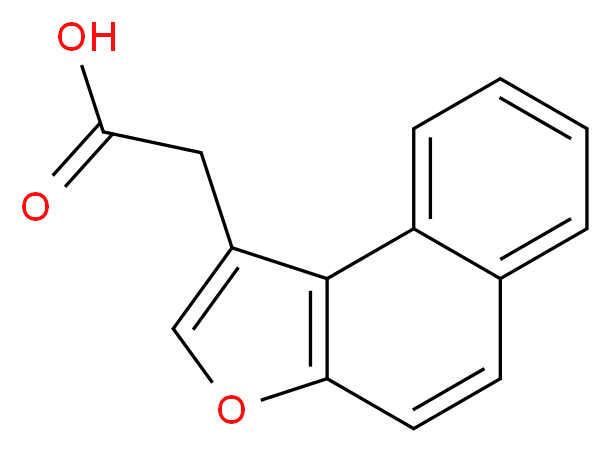Naphtho[2,1-b]furan-1-yl-acetic acid_分子结构_CAS_92262-75-4)