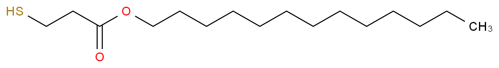 tridecyl 3-sulfanylpropanoate_分子结构_CAS_50727-77-0