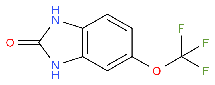 5-(trifluoromethoxy)-2,3-dihydro-1H-1,3-benzodiazol-2-one_分子结构_CAS_877681-12-4
