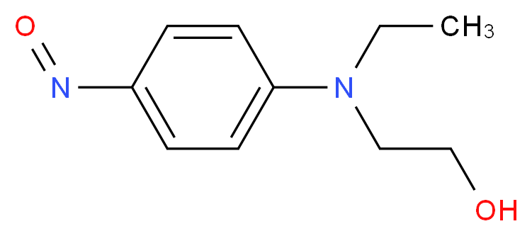 2-[ethyl(4-nitrosophenyl)amino]ethan-1-ol_分子结构_CAS_135-72-8