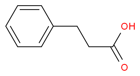 HYDROCINNAMIC ACID_分子结构_CAS_501-52-0)