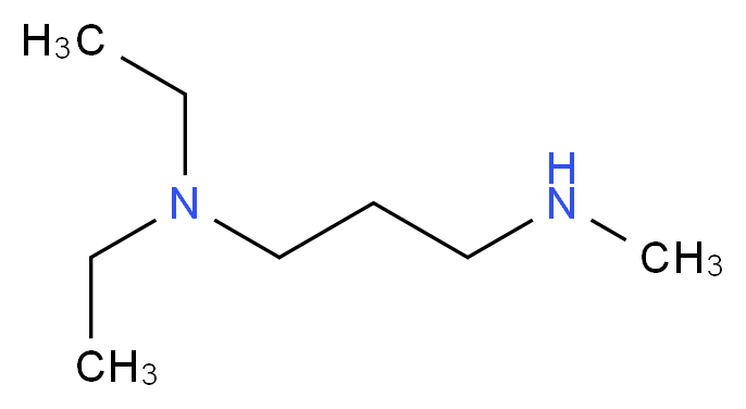 N1,N1-Diethyl-N3-methyl-1,3-propanediamine_分子结构_CAS_5459-95-0)