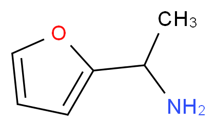 2-(1-Aminoethyl)furan_分子结构_CAS_22095-34-7)