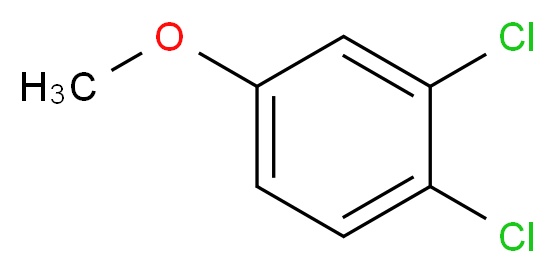 1,2-dichloro-4-methoxybenzene_分子结构_CAS_36404-30-5