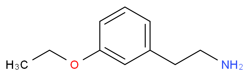 2-(3-ethoxyphenyl)ethan-1-amine_分子结构_CAS_)