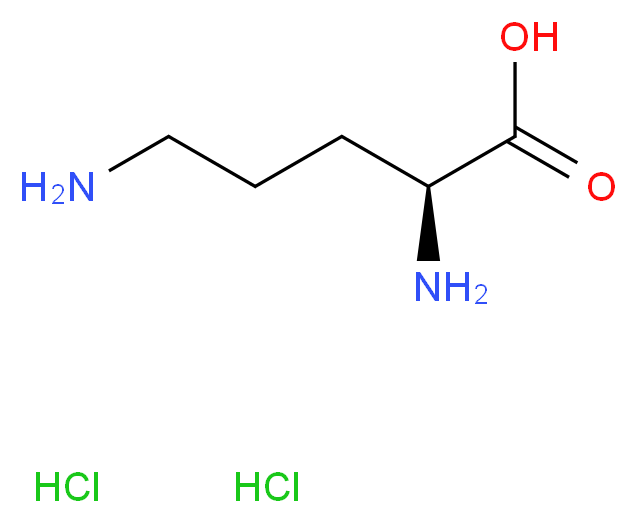 L-ORNITHINE DIHYDROCHLORIDE_分子结构_CAS_6211-16-1)