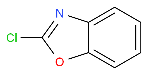 2-Chlorobenzoxazole_分子结构_CAS_615-18-9)