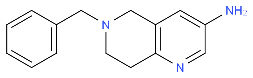 3-Amino-6-benzyl-5,6,7,8-tetrahydro-1,6-naphthyridine_分子结构_CAS_214699-26-0)