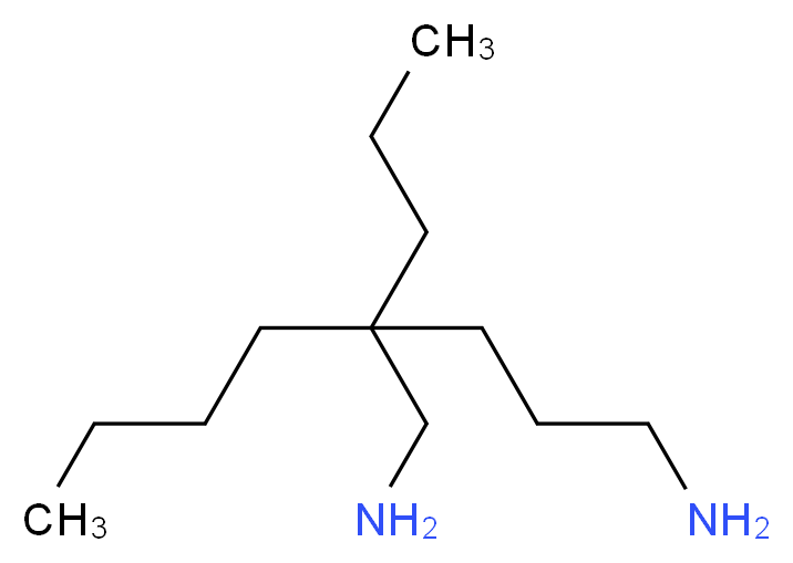 4-(aminomethyl)-4-propyloctan-1-amine_分子结构_CAS_137605-95-9