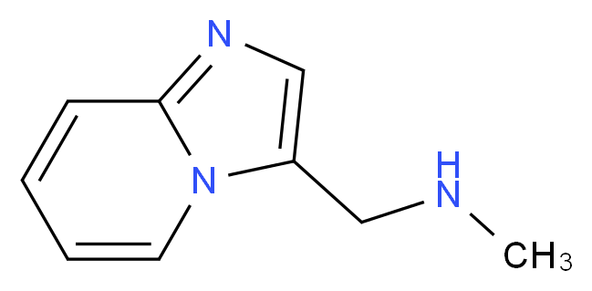 {imidazo[1,2-a]pyridin-3-ylmethyl}(methyl)amine_分子结构_CAS_885275-83-2