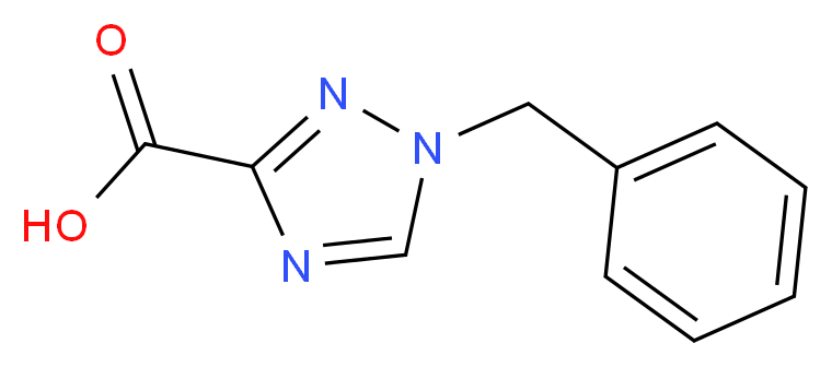 1-(Phenylmethyl)-1H-1,2,4-triazole-3-carboxylic acid_分子结构_CAS_138624-97-2)