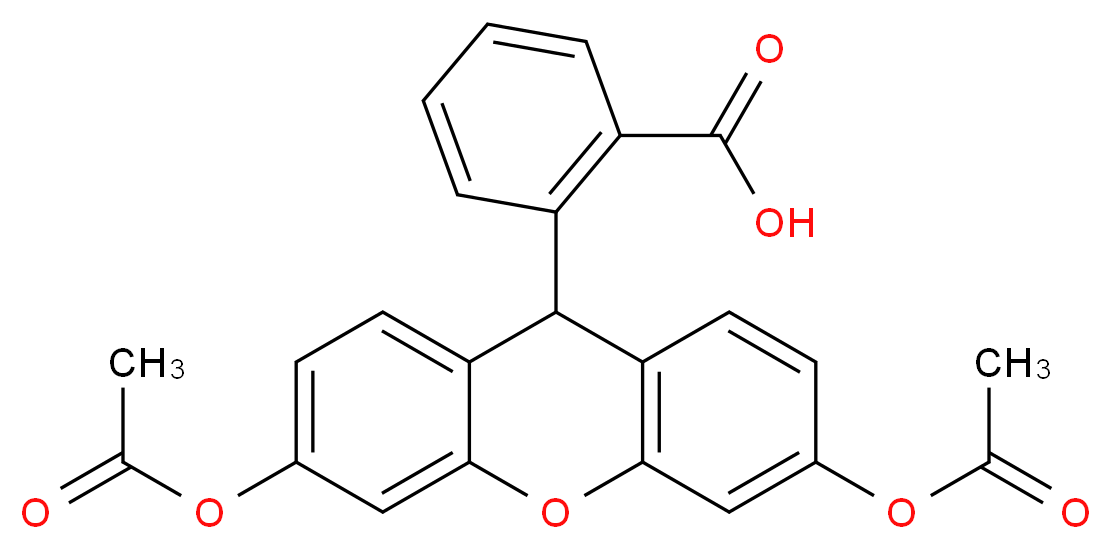 Dihydrofluorescein diacetate_分子结构_CAS_35340-49-9)