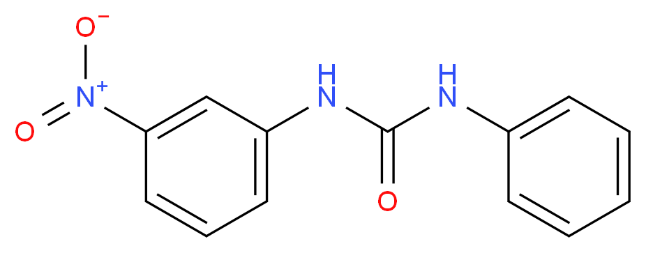 3-(3-nitrophenyl)-1-phenylurea_分子结构_CAS_2000-54-6