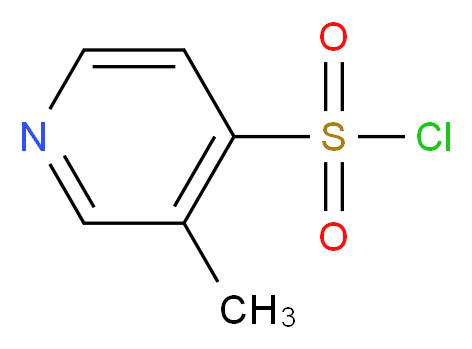 3-methylpyridine-4-sulfonyl chloride_分子结构_CAS_1060801-61-7)