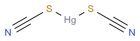 硫氰酸汞(II)_分子结构_CAS_592-85-8)