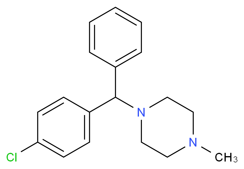 Chlorcyclizine_分子结构_CAS_82-93-9)