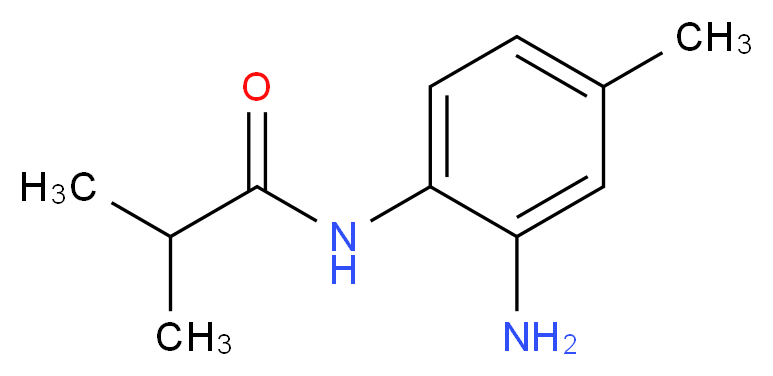 N-(2-amino-4-methylphenyl)-2-methylpropanamide_分子结构_CAS_649763-42-8
