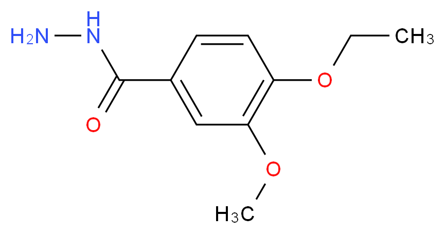 4-ethoxy-3-methoxybenzohydrazide_分子结构_CAS_122772-33-2