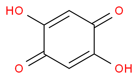 2,5-Dihydroxy-1,4-benzoquinone_分子结构_CAS_615-94-1)
