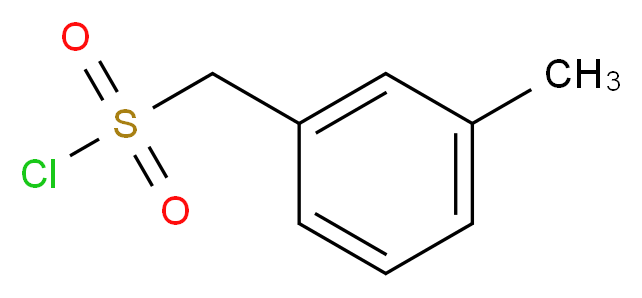 (3-methylphenyl)methanesulfonyl chloride_分子结构_CAS_53531-68-3)