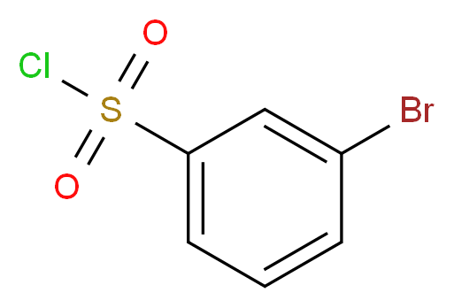 3-Bromobenzenesulfonyl chloride_分子结构_CAS_2905-24-0)