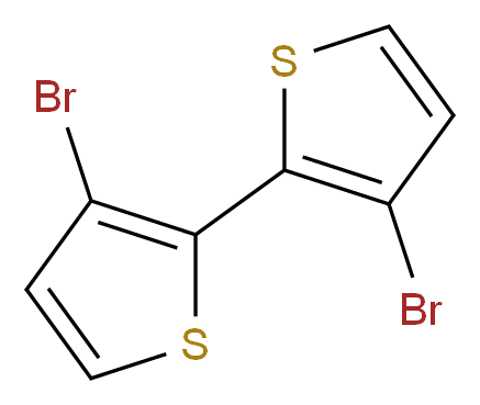 3-bromo-2-(3-bromothiophen-2-yl)thiophene_分子结构_CAS_51751-44-1