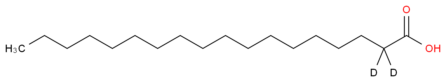 硬脂酸-2,2-d2_分子结构_CAS_19905-58-9)