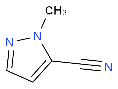 1-Methyl-1H-pyrazole-5-carbonitrile_分子结构_CAS_66121-72-0)