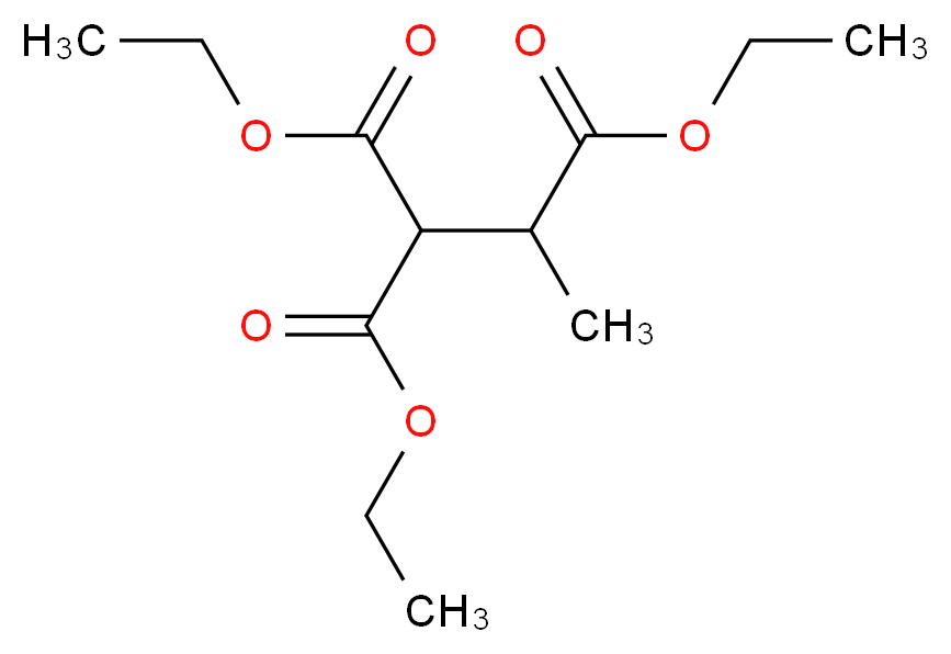 TRIETHYL 1,1,2-PROPANETRICARBOXYLATE_分子结构_CAS_6945-45-5)