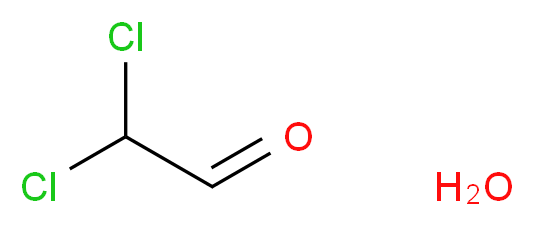 2,2-dichloroacetaldehyde hydrate_分子结构_CAS_16086-14-9