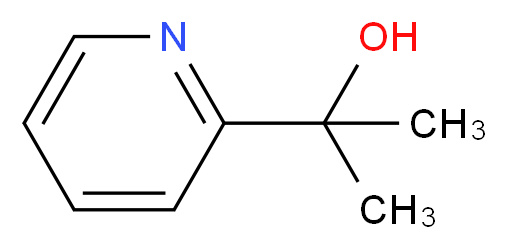 2-(pyridin-2-yl)propan-2-ol_分子结构_CAS_37988-38-8